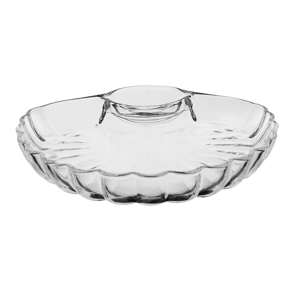 Food Platter Snacks - Glass Dumpling Plate Serving Platter Square
