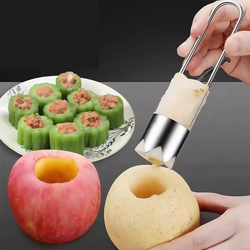 Fruit Roll Up - Stainless Steel Fruit Core Remover Apple