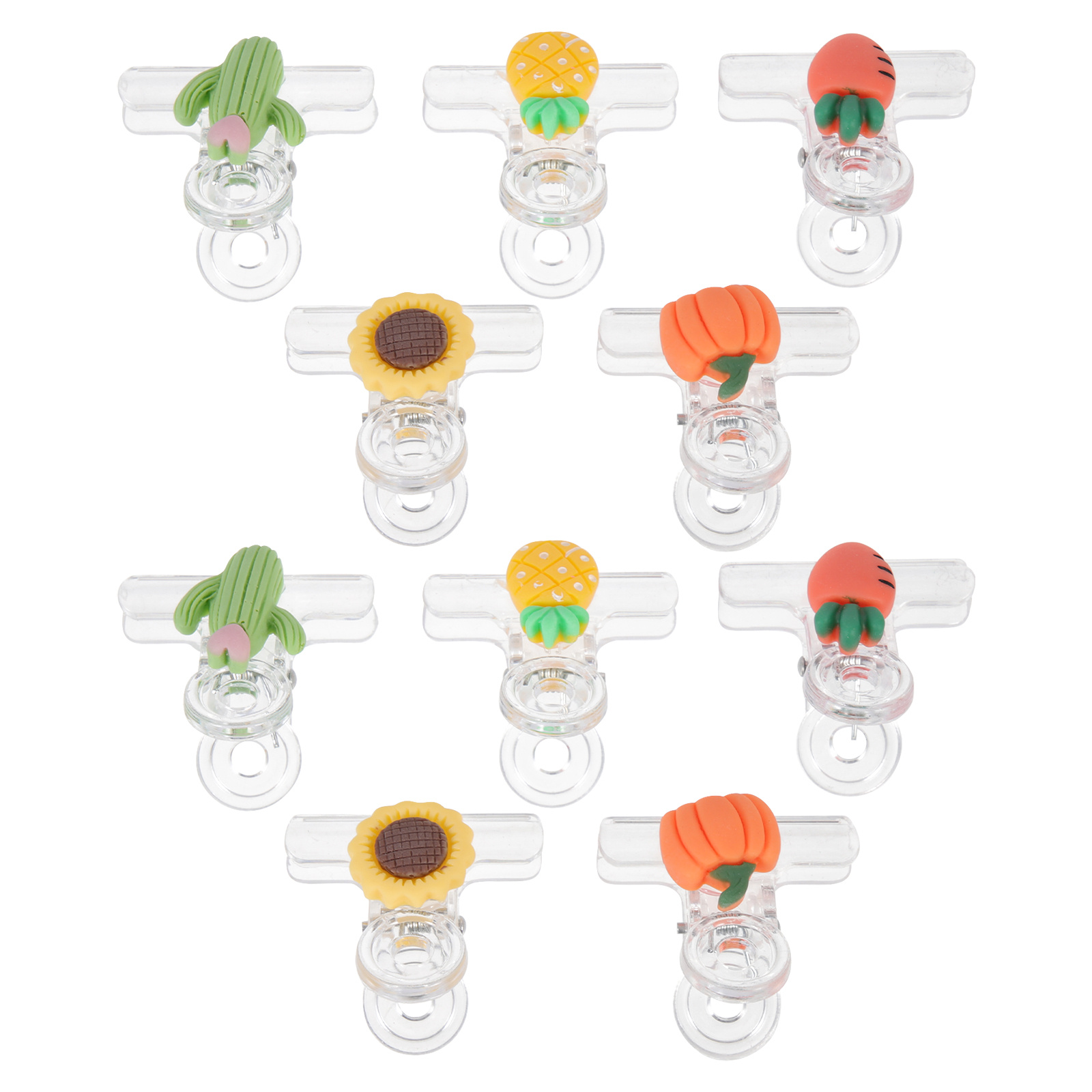 Food Snacks Packets - 10Pcs Plastic Chip Clips Snack Bag