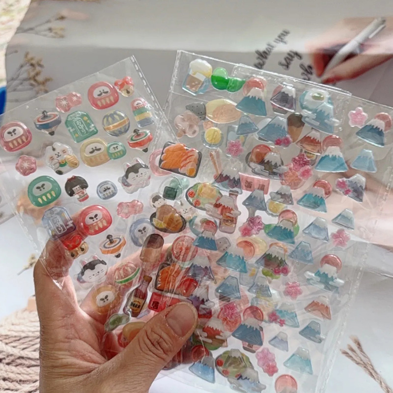 Food Grocery Snacks - Japanese Style Sushi Sticker Cute Cartoon