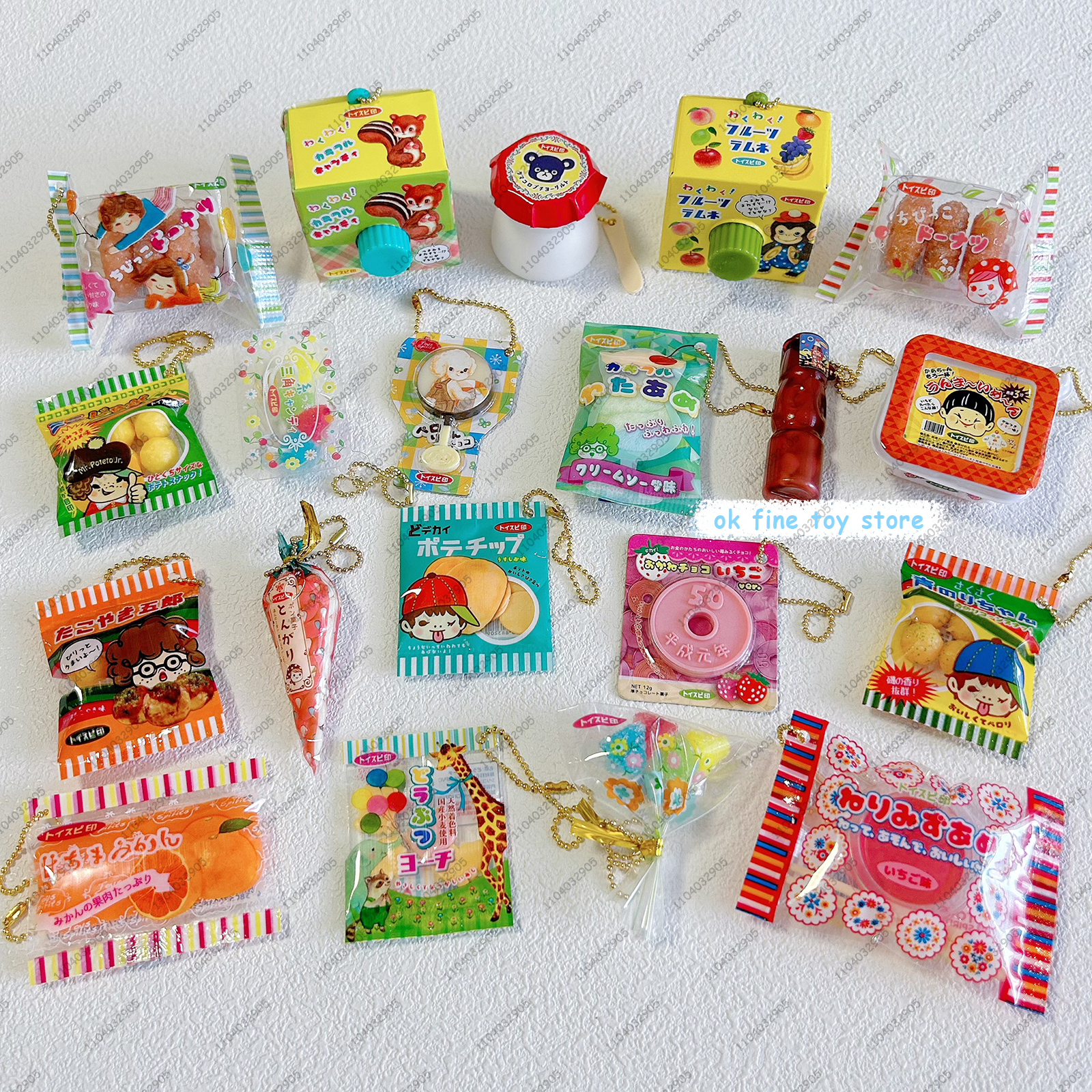 Food Snacks Candy - Japanese Capsule Toy Tabiguruma Bread Candy