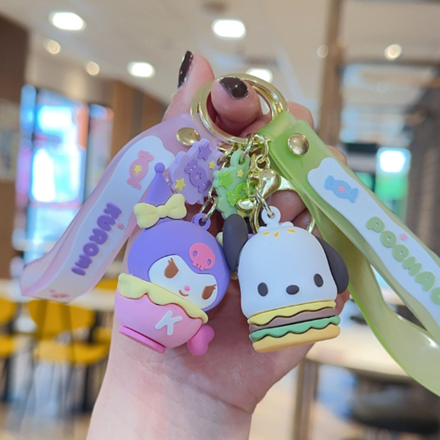 Food Grocery Snacks - Cartoon Snack Series Cute Keychain Couple