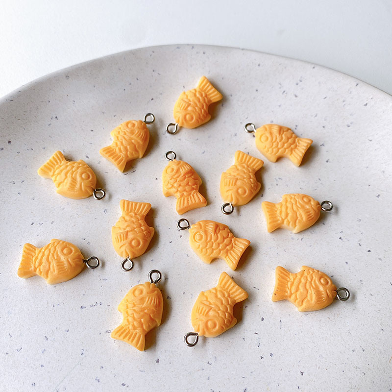 10pcs Kawaii Taiyaki Fish Char - Food Snacks To Make ulasan dan harga