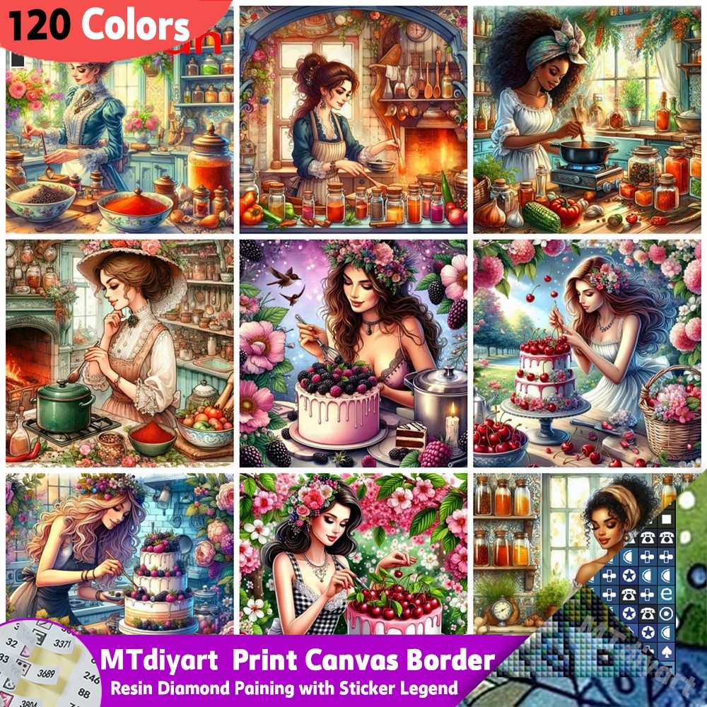 Resin 120 Colors Woman Cake Di - Fruit Roll Up ulasan dan harga