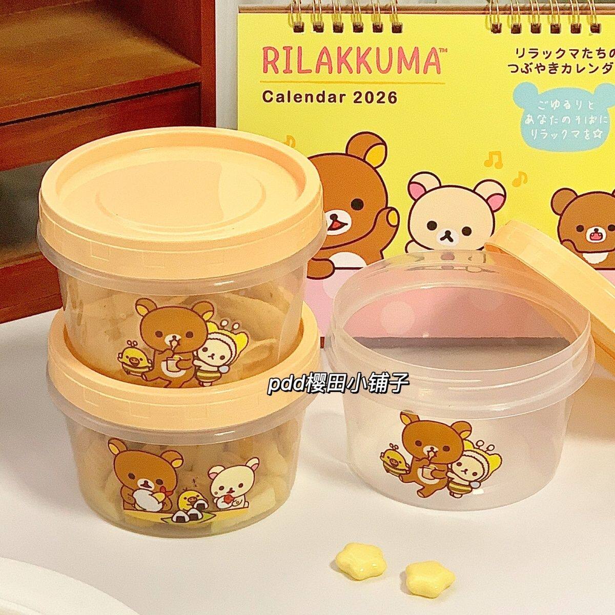 Rilakkuma Round Sealed Food St - Food Good Snacks ulasan dan harga