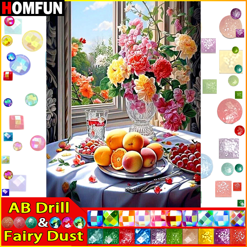 HOMFUN Fairy Dust AB DIY 5D Di - Fruit Roll Up ulasan dan harga