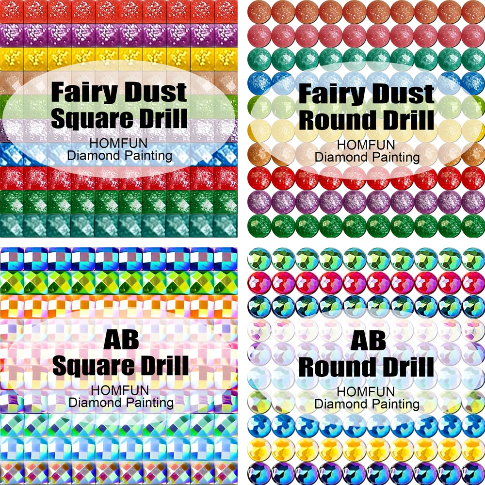 HOMFUN Fairy Dust AB DIY 5D Di - Fruit Roll Up ulasan dan harga