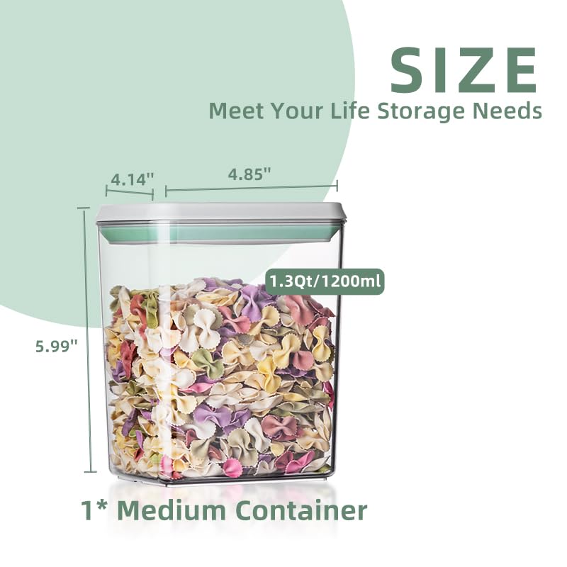 Ankou 3Pcs 1.2L Pop Airtight F - Food Snacks Candy ulasan dan harga