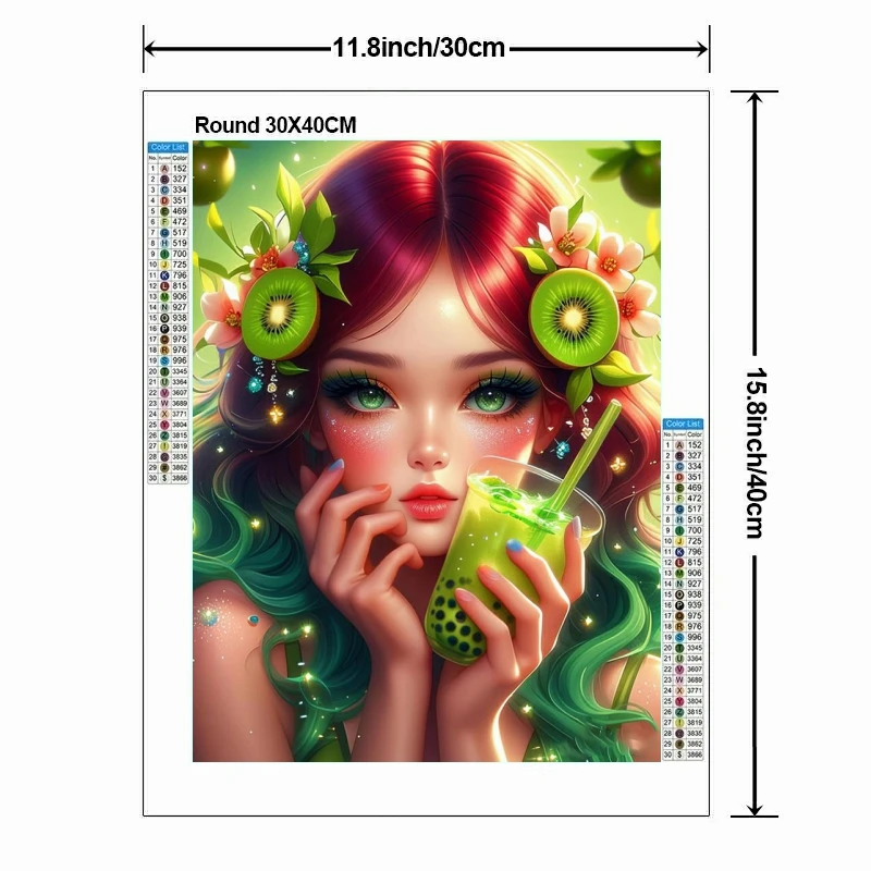 Rainbow Fruit Fashion Girl Dia - Fruit Roll Up ulasan dan harga