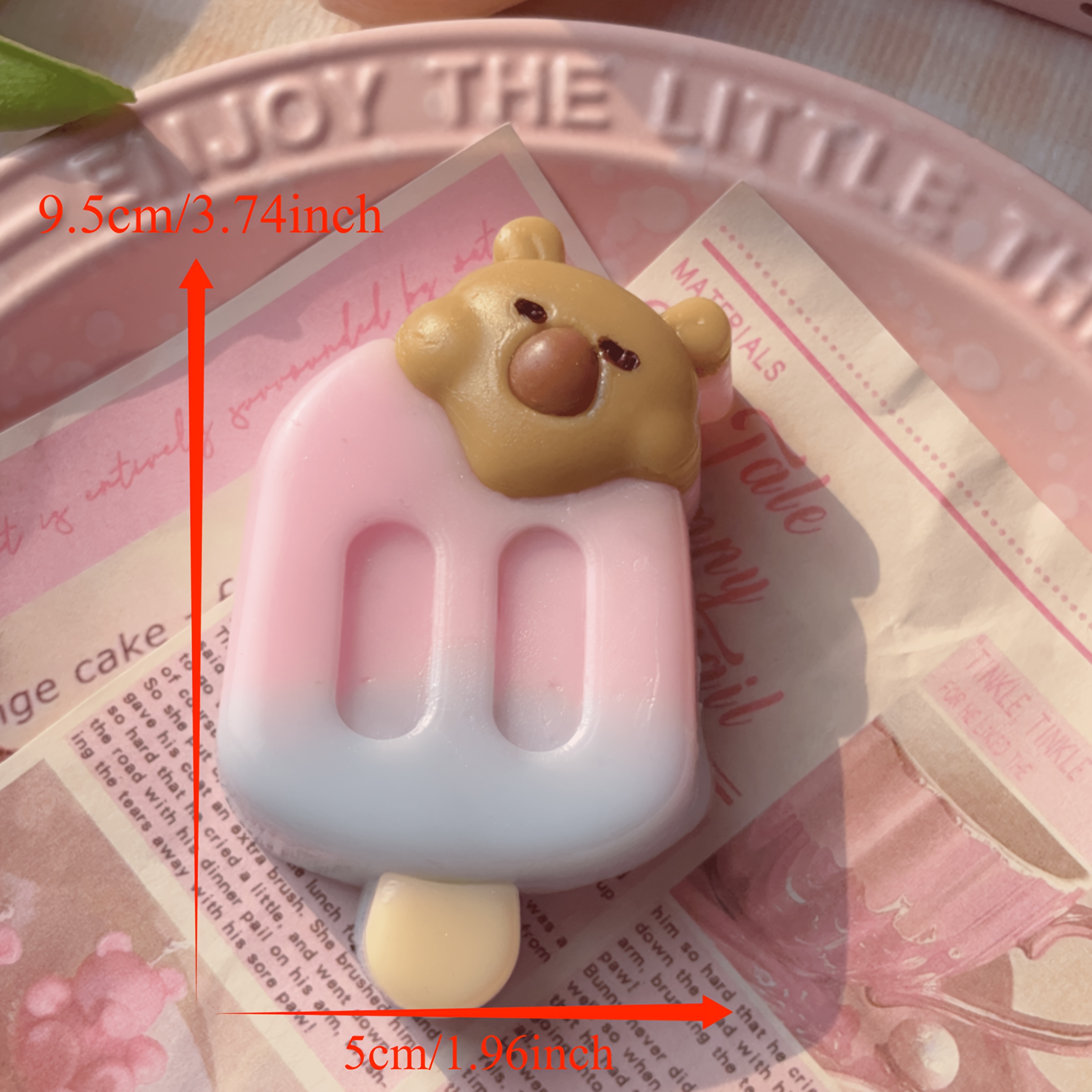 1Pc Bear Ice Pop Squishy Toy – - Soft Food Snacks Kids ulasan dan harga