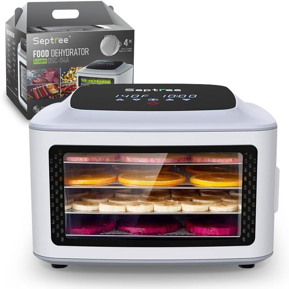 Compact Food Dehydrator, 4 Sta - Food Dehydrator Snacks ulasan dan harga