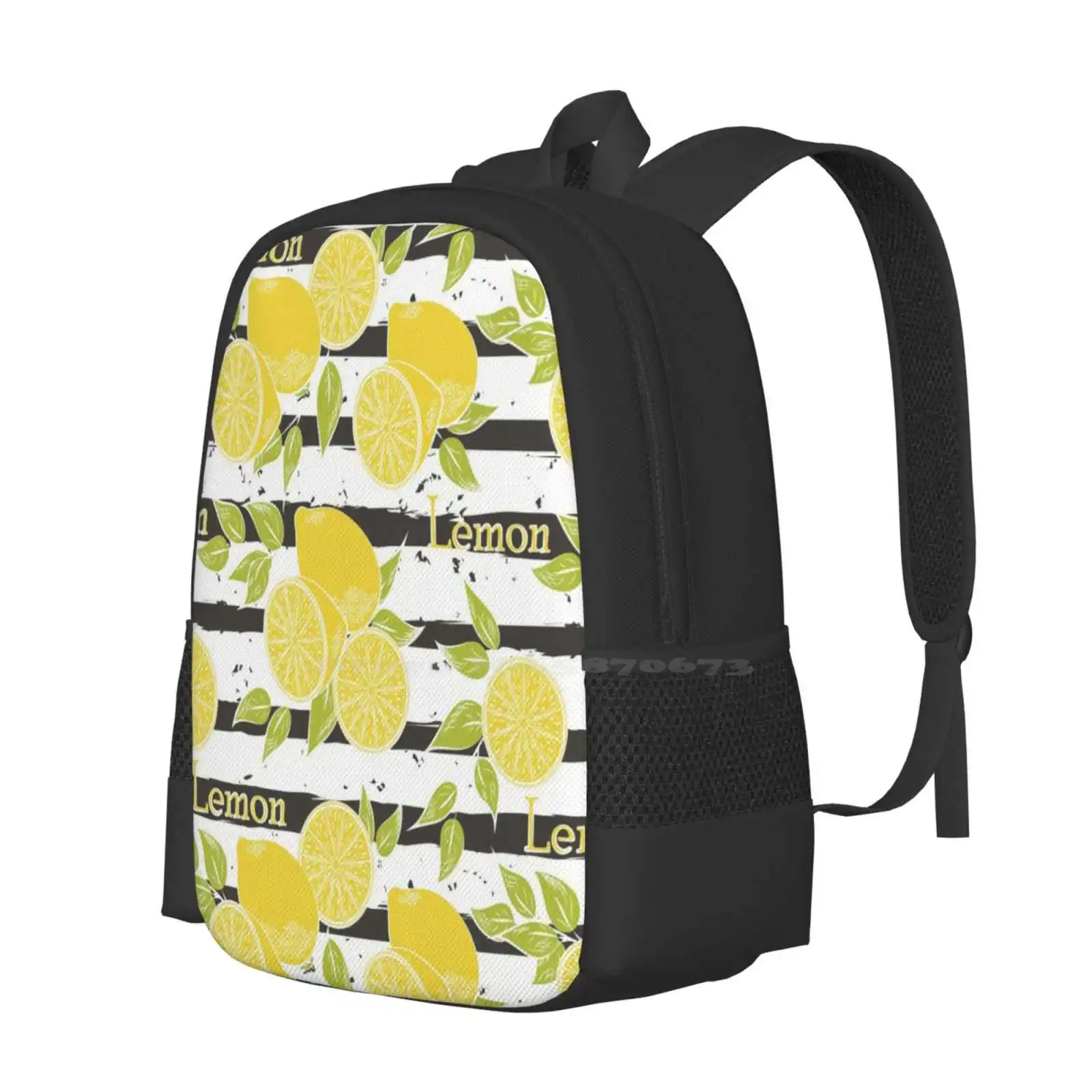 Lemons Bag Backpack For Men Wo - Food Snacks Background ulasan dan harga