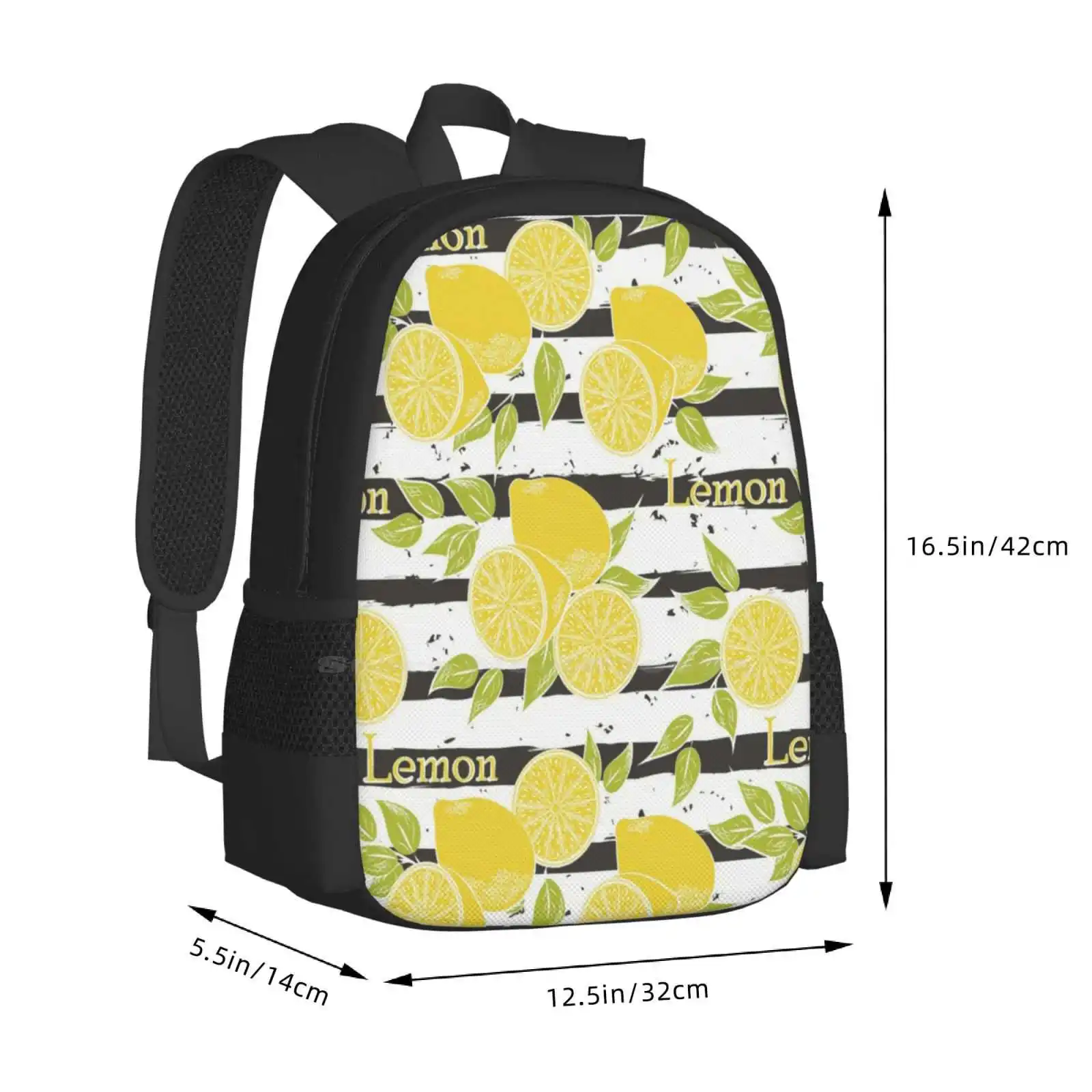 Lemons Bag Backpack For Men Wo - Food Snacks Background ulasan dan harga