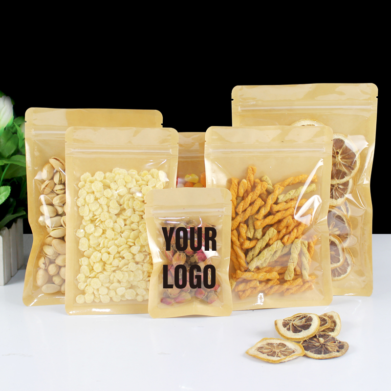 100pcs Eco-friendly Kraft Pape - Food Good Snacks ulasan dan harga