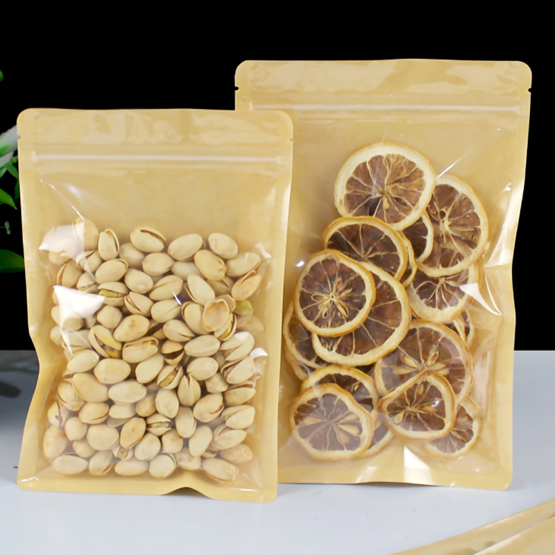 100pcs Eco-friendly Kraft Pape - Food Good Snacks ulasan dan harga