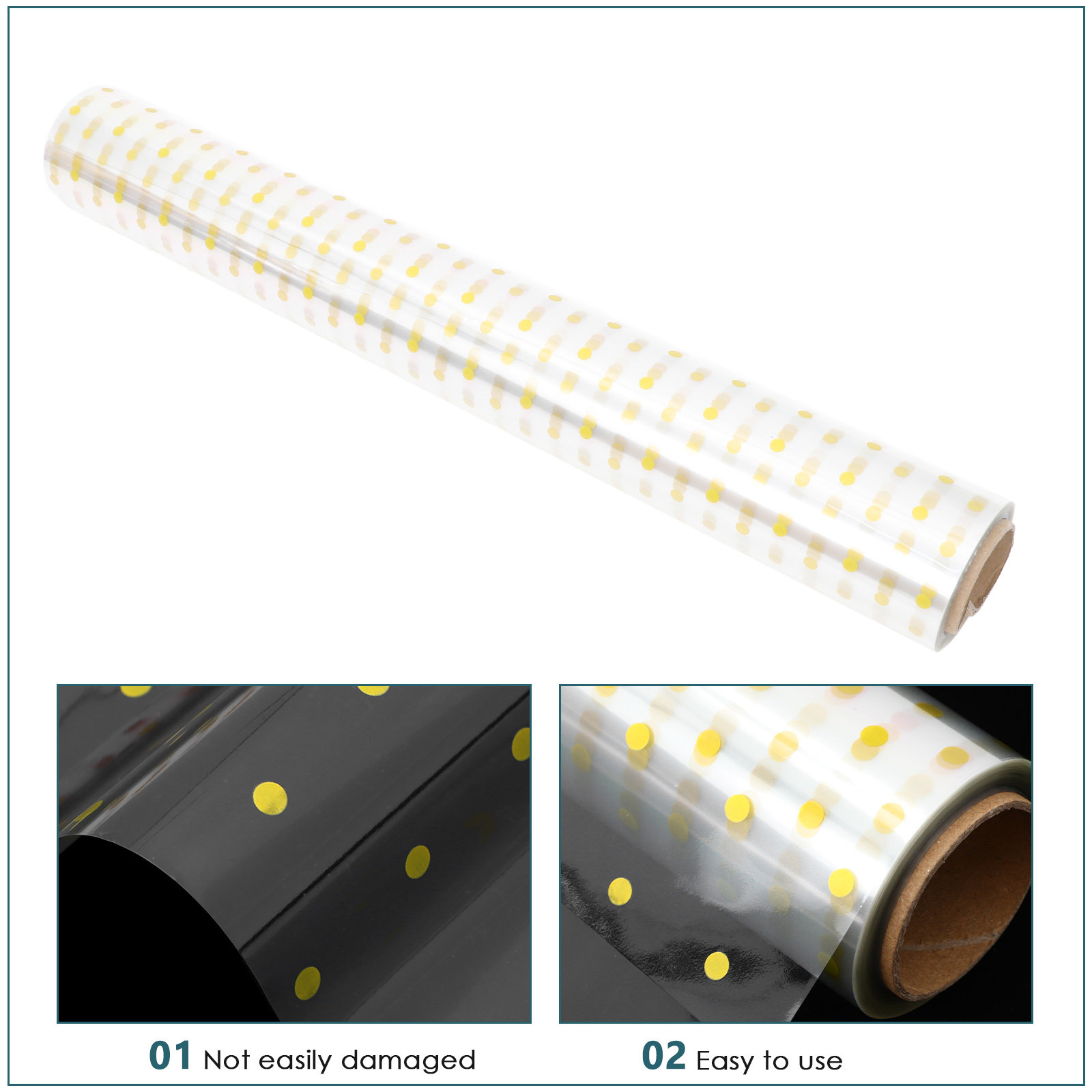 1 Roll Clear Flower Wrapping F - Food Snacks Candy ulasan dan harga