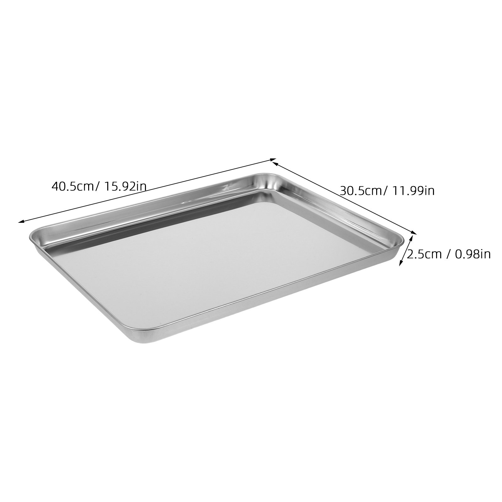 Polished Stainless Steel Recta - Food Platter Snacks ulasan dan harga