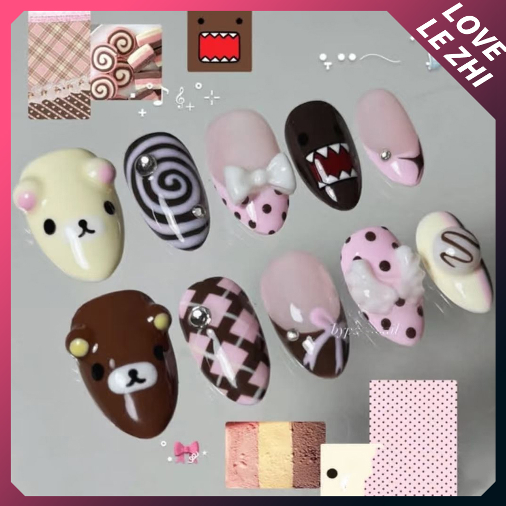 10Pcs Cartoon Kawaii Anime Ril - Food Grocery Snacks ulasan dan harga