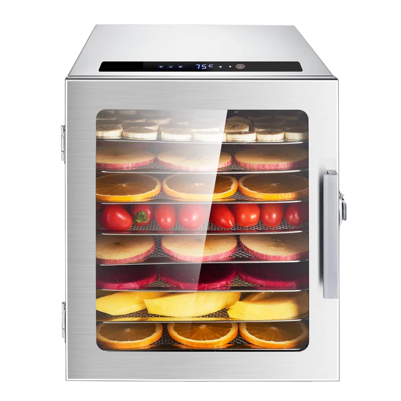 500W 8-Tray Large Capacity Foo - Food Dehydrator Snacks ulasan dan harga