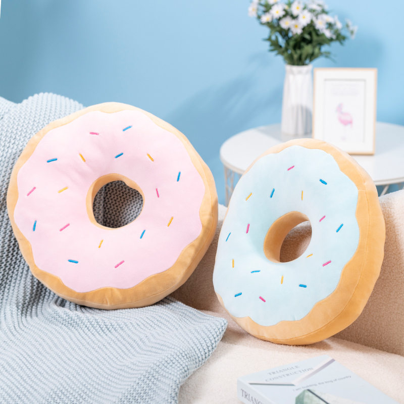 Candy Colors Donut Plush Pillo - Soft Food Snacks Kids ulasan dan harga