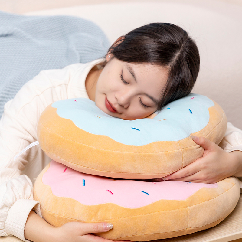 Candy Colors Donut Plush Pillo - Soft Food Snacks Kids ulasan dan harga