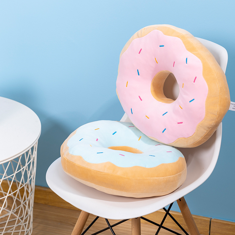 Candy Colors Donut Plush Pillo - Soft Food Snacks Kids ulasan dan harga