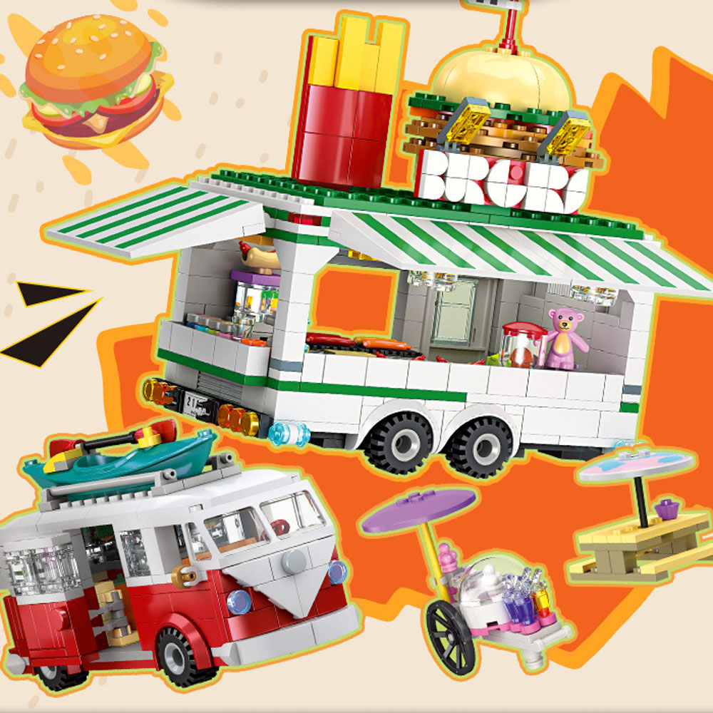 Creative City Street View Buil - Food City Snacks ulasan dan harga