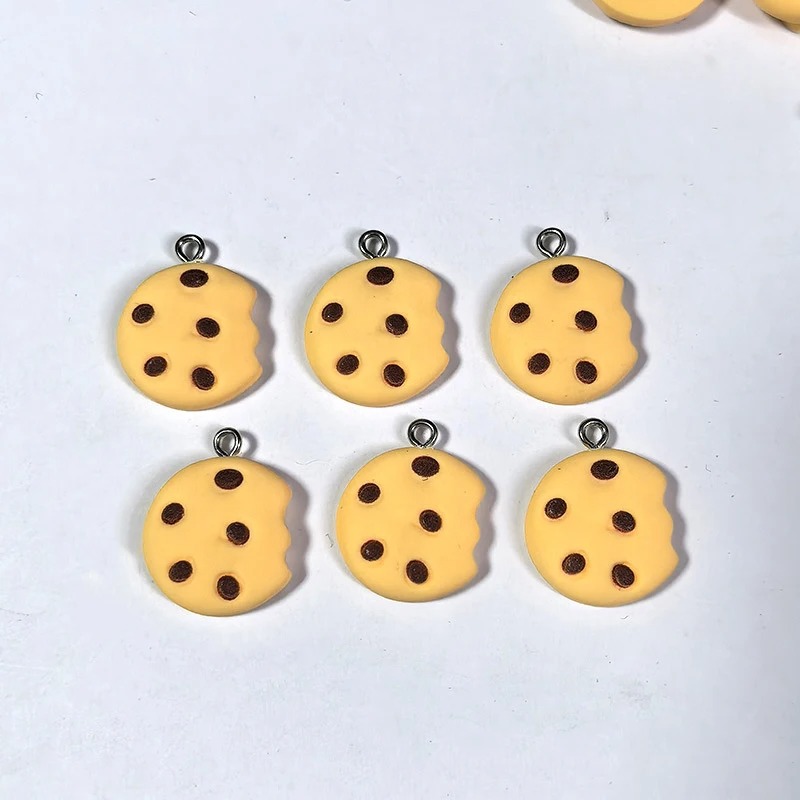 10Pcs Simulation Cookies Resin - Food Snacks To Make ulasan dan harga