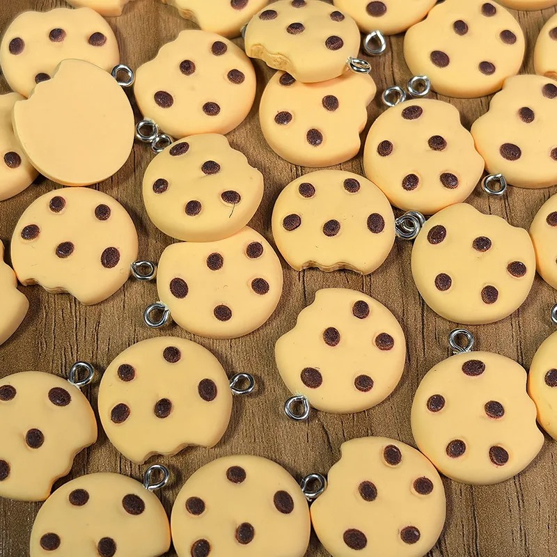 10Pcs Simulation Cookies Resin - Food Snacks To Make ulasan dan harga