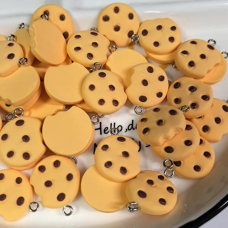 10Pcs Simulation Cookies Resin - Food Snacks To Make ulasan dan harga