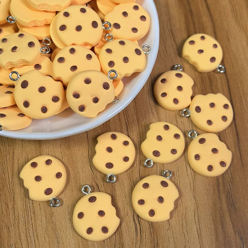 10Pcs Simulation Cookies Resin - Food Snacks To Make ulasan dan harga