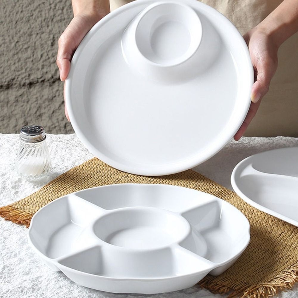Melamine Food Serving Tray Div - Food Platter Snacks ulasan dan harga