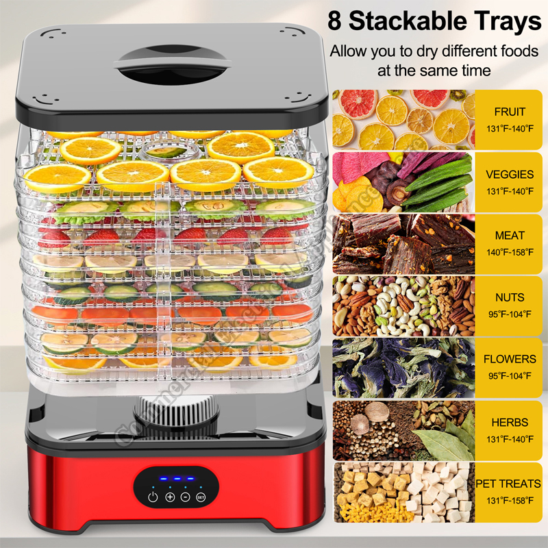 Digital Food Dehydrator Temper - Food Dehydrator Snacks ulasan dan harga