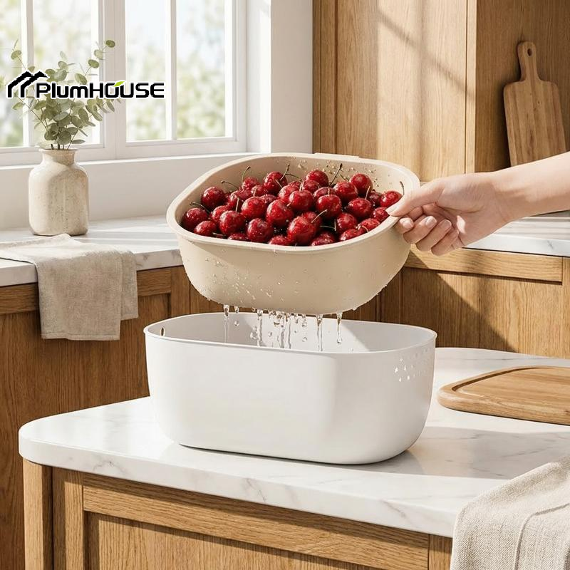 Household Kitchen Drain Basket - Quick Food Snacks ulasan dan harga