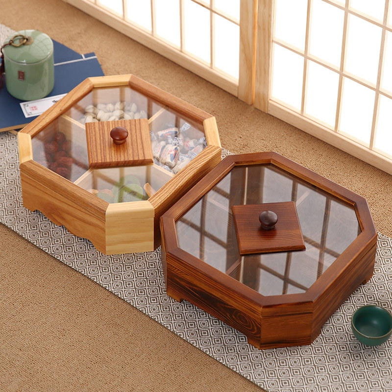 New Wood Candy Biscuit Storage - Food Snacks Candy ulasan dan harga